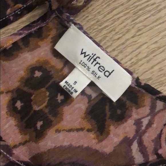 Wilfred printed sheer tank top - Picture 3 of 3